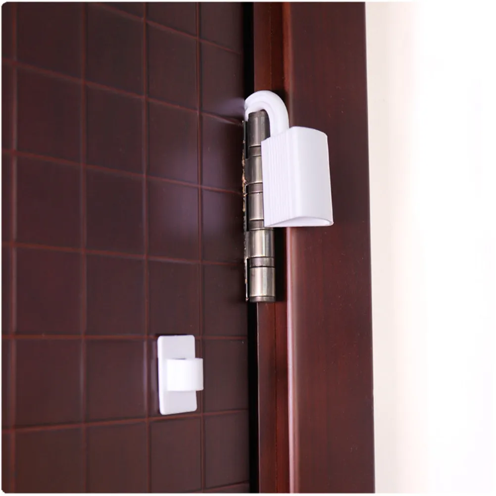 10Pcs Door Hinge For Home Door Safety Office Manager Anti-pinch Device Premium ABS Material Compact Lightweight