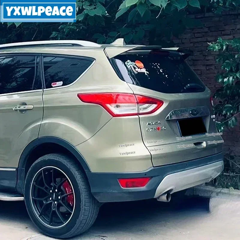 

For Escape Ford Kuga Spoiler 2016-2019 ST Style ABS Plastic Unpainted Color Trunk Wing Rear Roof Spoiler Body Kit Accessories