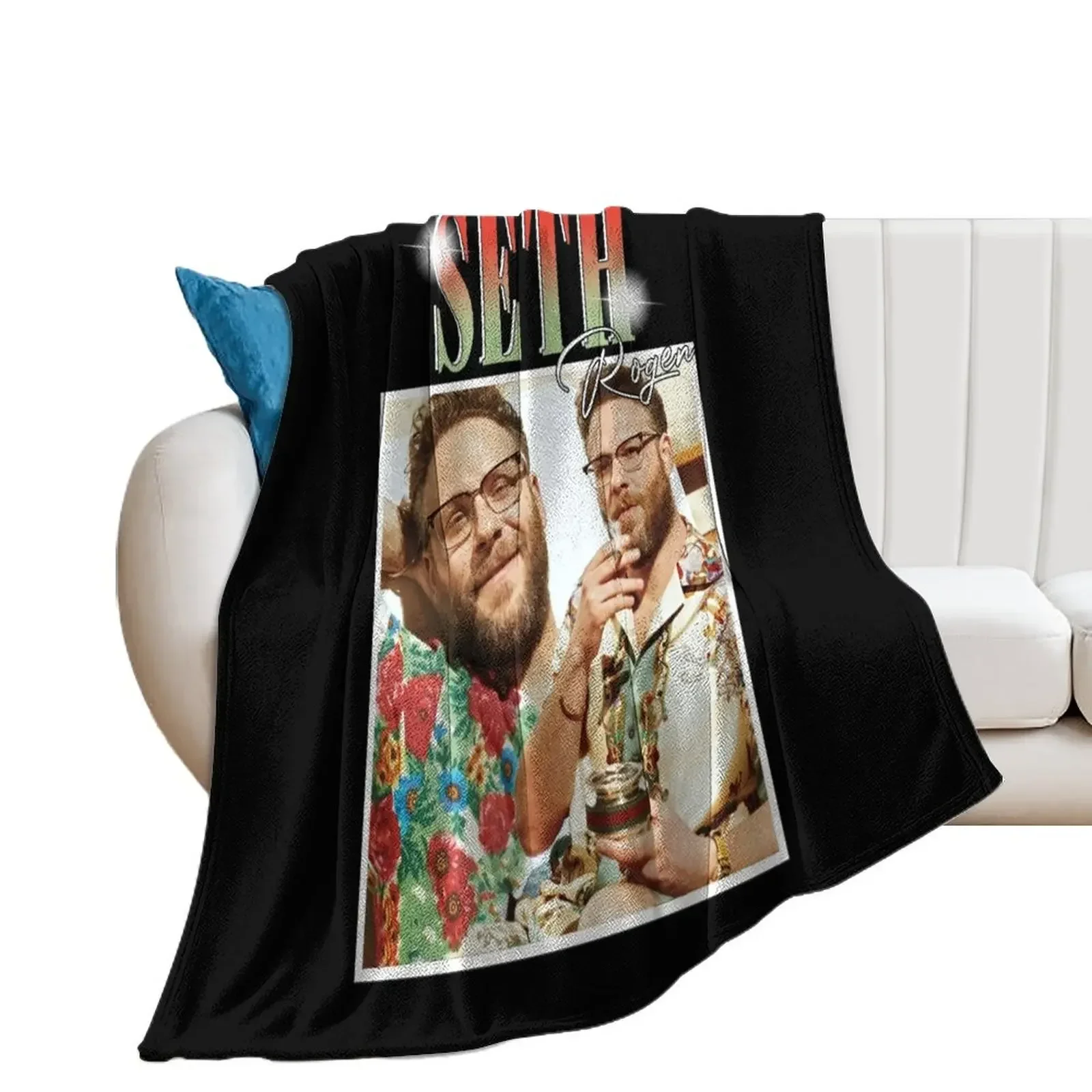 Birthday Gift Seth Rogen Awesome for Movie Fans Throw Blanket Custom Blankets For Baby Blankets