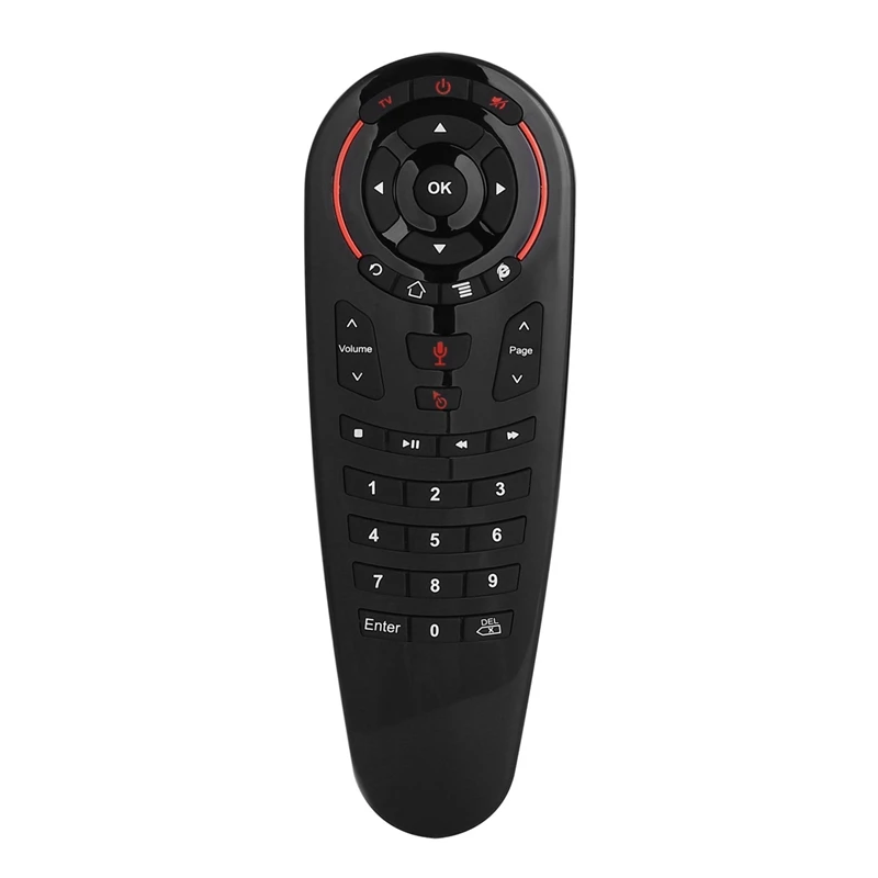 Пульт дистанционного управления G30S 2,4G Smart Voice Air Mouse, 33 клавиши, гироскоп, индукционный пульт дистанционного управления для ТВ-проектора, телеприставки