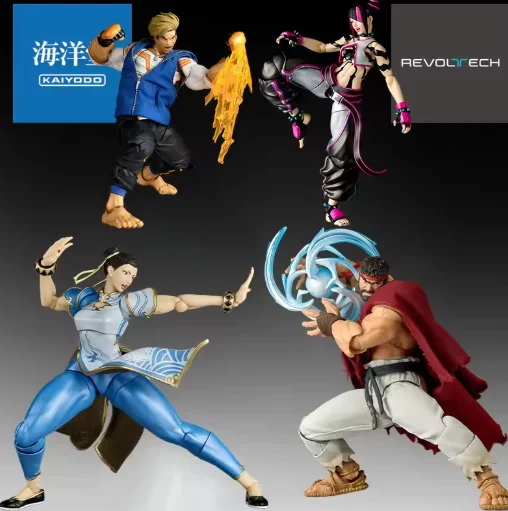 

[In Stock] Hot Sale Toy Chun-Li Action Figure Movable Model Toy Revoltech Excellent YAMAGUCHI Chun-Li SF6 ...