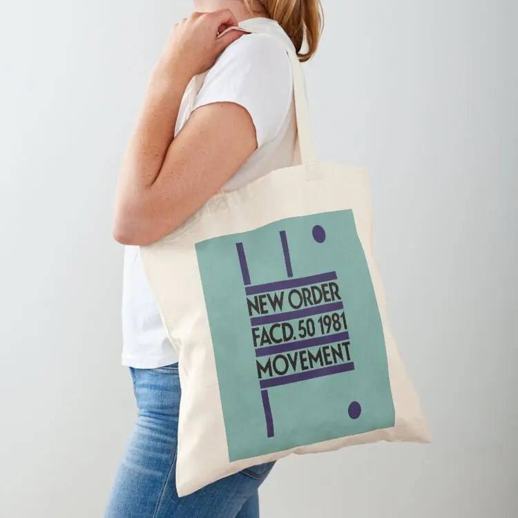 

New Order Movement 1 Album Cover Tote Bag Cloth bag bags woman 2025 tote bag men Canvas shoulder