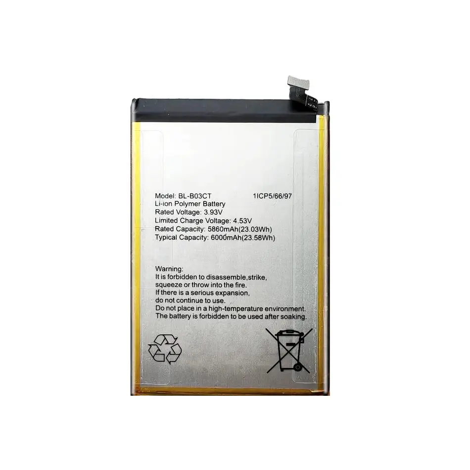 For LT BL-B03CT Premium Replacement Mobile Phone Battery 6000mAh High-Capacity