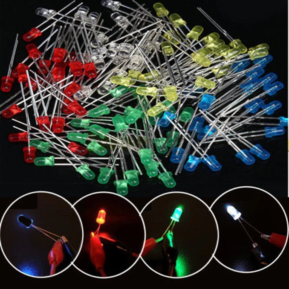 

Light-emitting Diodes Assorted Diffused LED Emitting Diodes