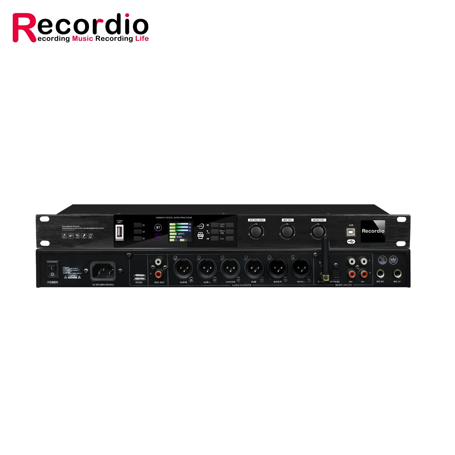 

GAX-K510 Professional KTV Digital Audio Processor Karaoke Processor KTV Effector