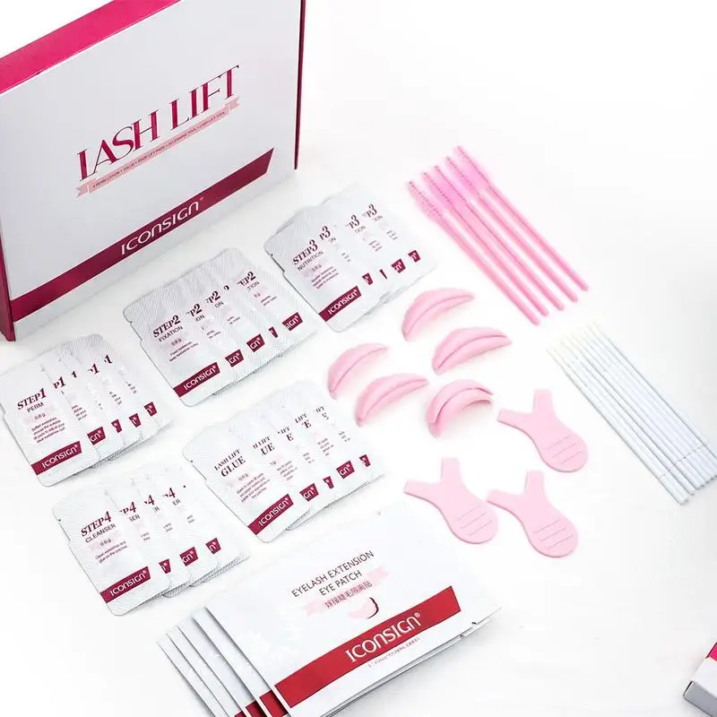 Kit d'extension de cils courbés, rehausseur de cils, pour créer un look glamour lash lift kit professionnel kit rehaussement de cils lash lifting complet cils rehaussement kit