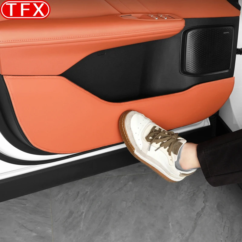 

For Changan Deepal S05 2024-2026 Car Styling Leather Door Anti Kick Pad Protection Side Edge Film Protector Sticker Accessories