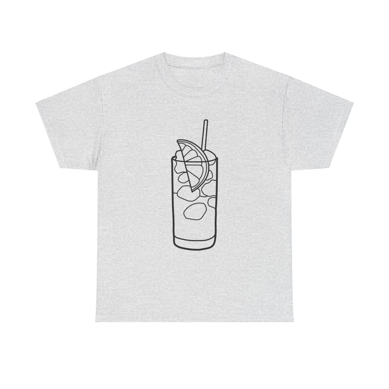 Refreshing Citrus T-Shirt - summer vibes lemonade iced tea sip cute drinking art