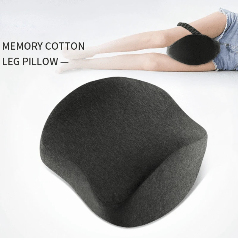 Memory Foam Wedge Sleeping Knee Pillow For Side Sleepers Back Pain Sciatica Relief Pregnancy Maternity Pillows Back Leg Cushion