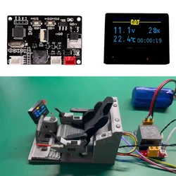 Koparka RC moduł LED LCD miniwyświetlacz z LOGO dla 1/12 1/14 hydrauliczny LESU HUINA Kabolite 580 CAT 336 Volvo JDM DOUBLEE