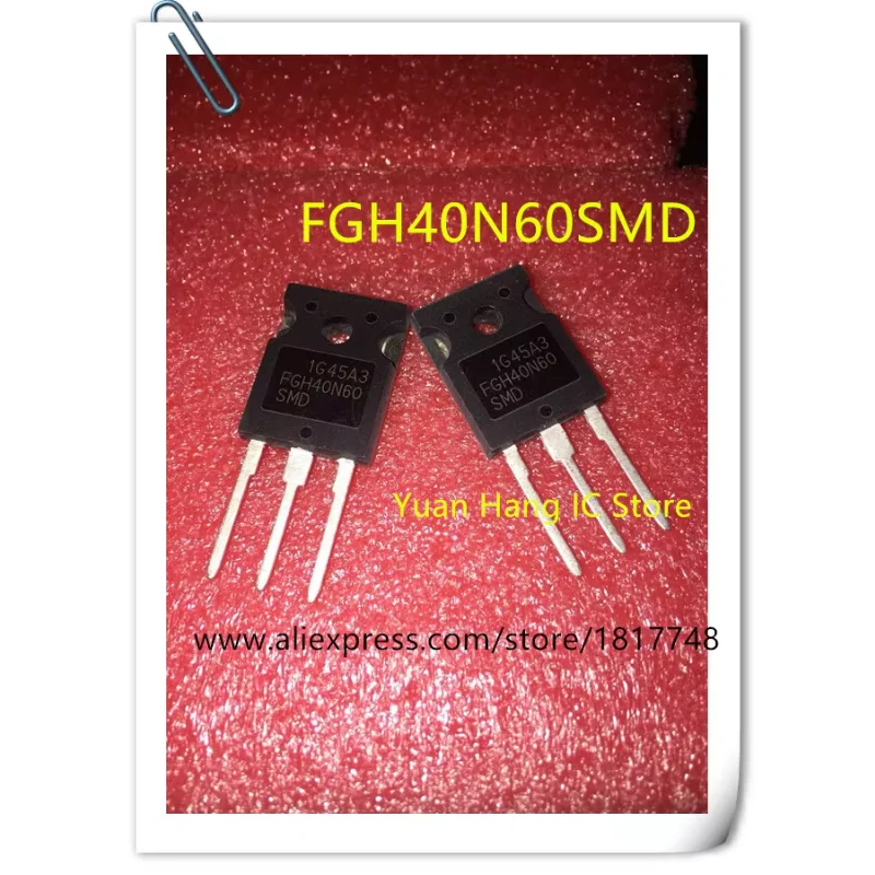 10pcs/lot  FGH40N60SMD FGH40N60 SMD 40N60 IGBT 600V TO-247