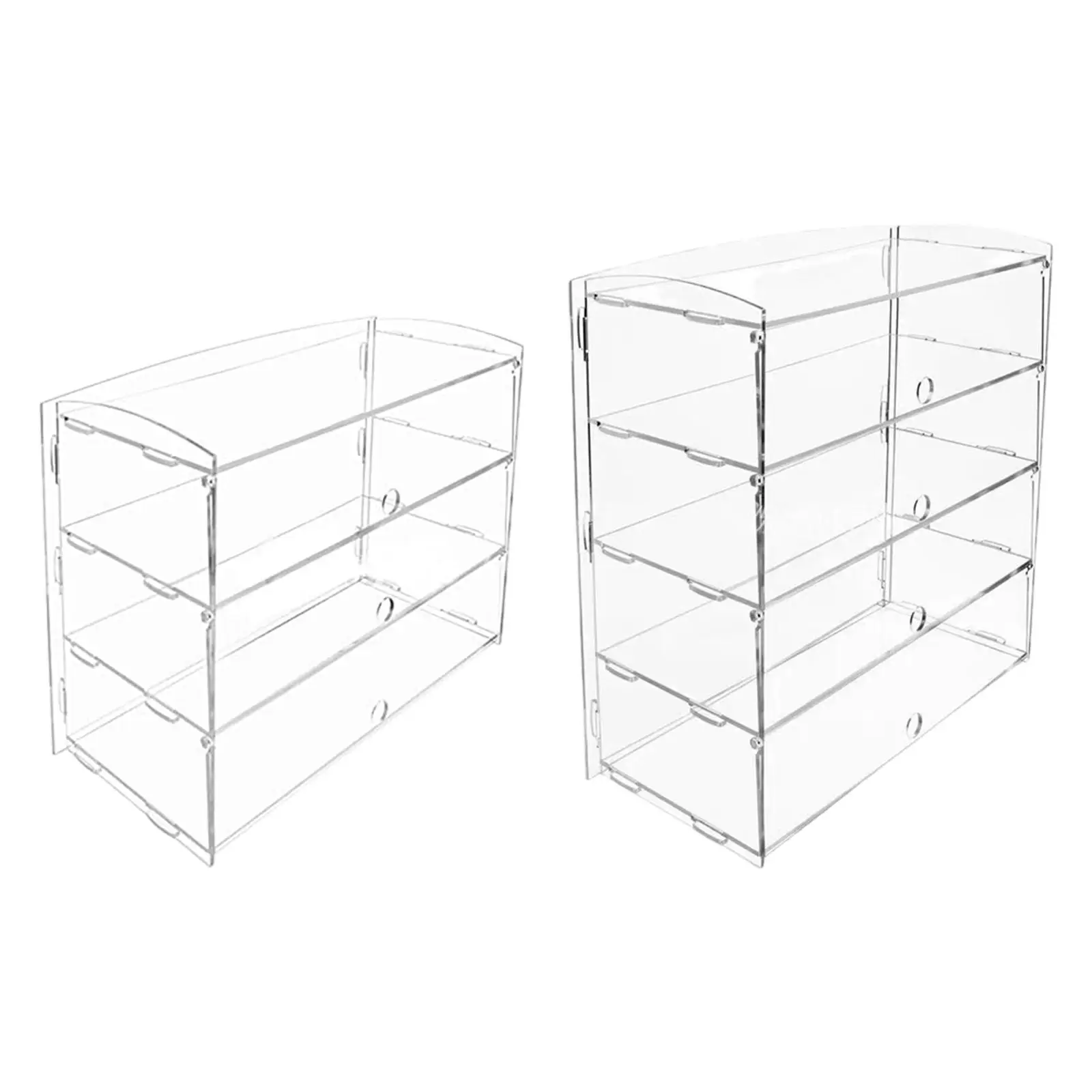 

Acrylic Display Stand Sturdy Cupcake Shelf Multi Tier Organizer Rack for Bakery Wedding Party Table