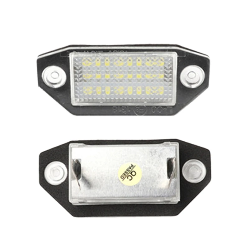 Lampu LED plat nomor, lampu plat nomor LED 4X 12V 24 untuk Ford Mondeo MK3 2000-2007