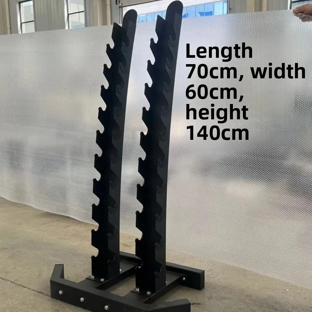 2026 Barrel Dumbbell Rack Iron Foldable Three-layer Multi-function Kettlebell Holder Gym Equipment Dumbbell Storage