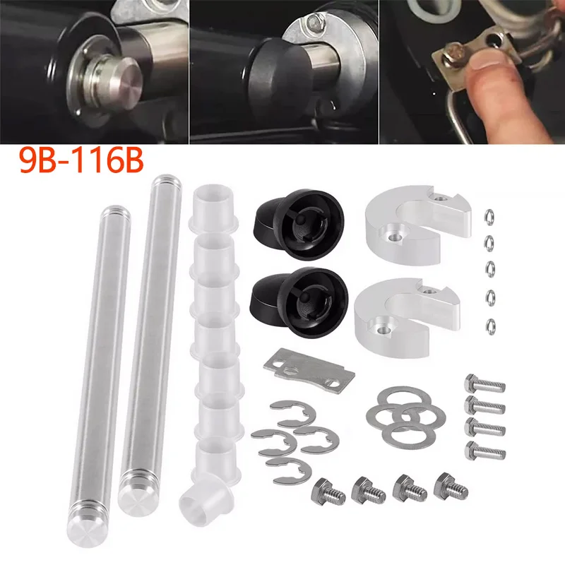 Комплект оборудования триммерного цилиндра 9B-116B с анкерным штифтом, колпачками, втулками, электронными кольцами и комплектом анодов, подходит для MerCruiser Alpha Gen 2 Комплект оборудования триммерного цилиндра 9B-116B с анкерным штифтом, колпачками, втулками, электронными кольцами и комплектом анодов, подходит для MerCruiser Alpha Gen 2