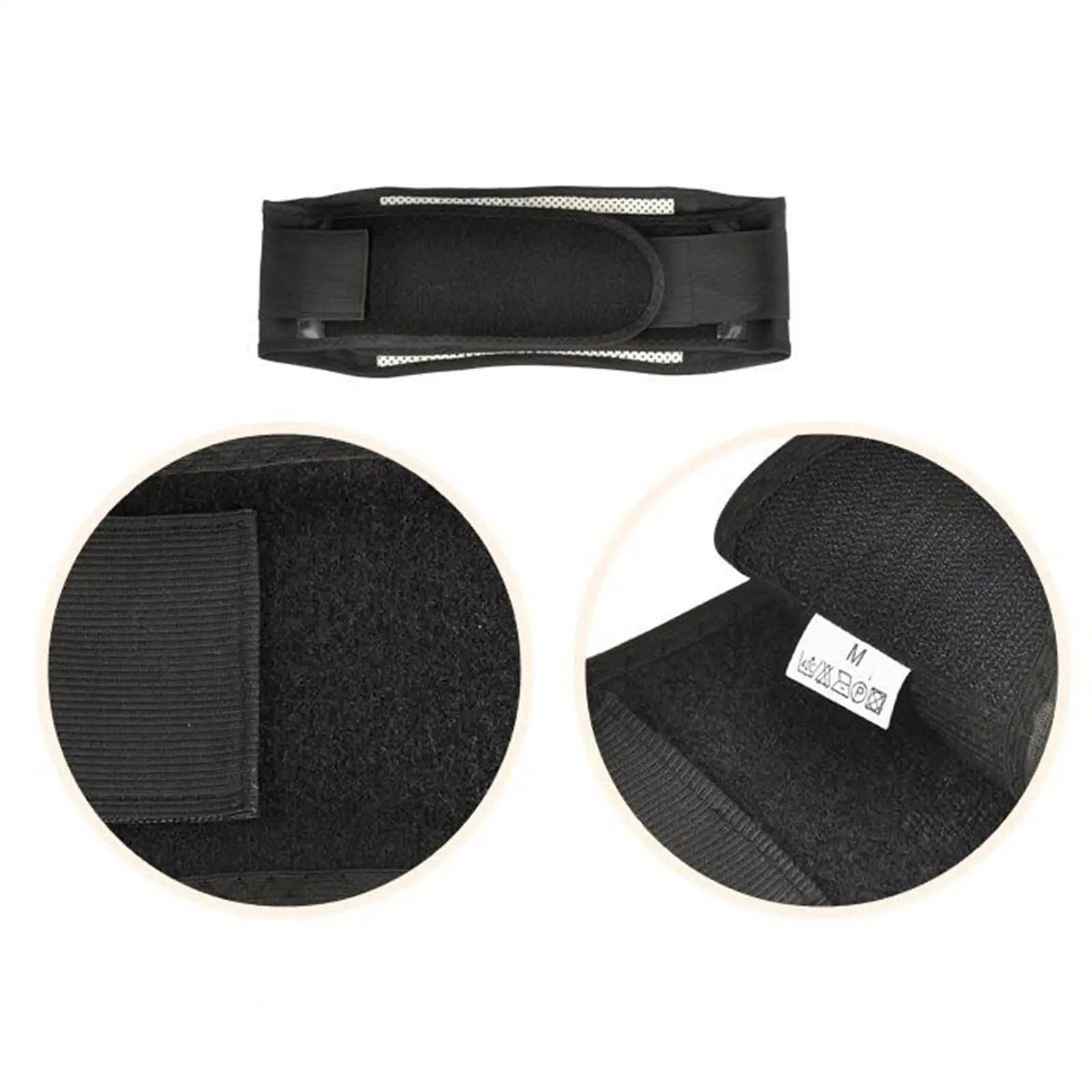 Magnetic Therapy Belt Elastic Waist Support Neoprene Self Heating Brace for Posture and Lower Back Comfort