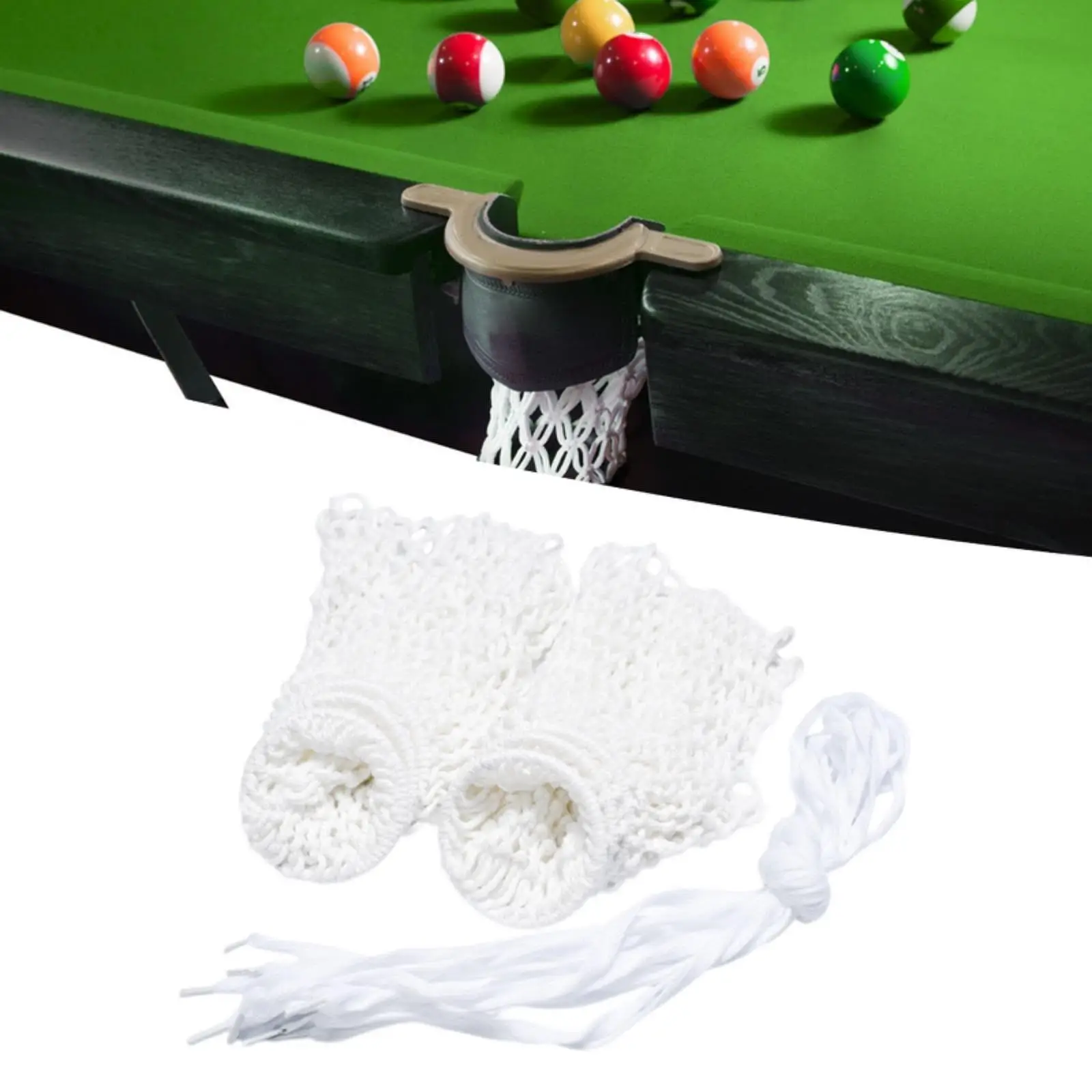 

Pool Table Pocket Replacement 3 Inch Diameter Billiard Drop Net Bag Universal Fit Accessories for Billiards Table