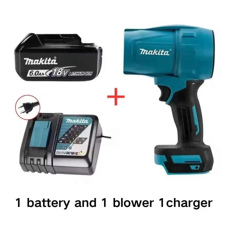 Makita 30000 RPM borstelloze krachtige turbofanblazers Elektrische handbediende jetfan Sneeuwblad Stofblaasapparaat voor 18V batterij