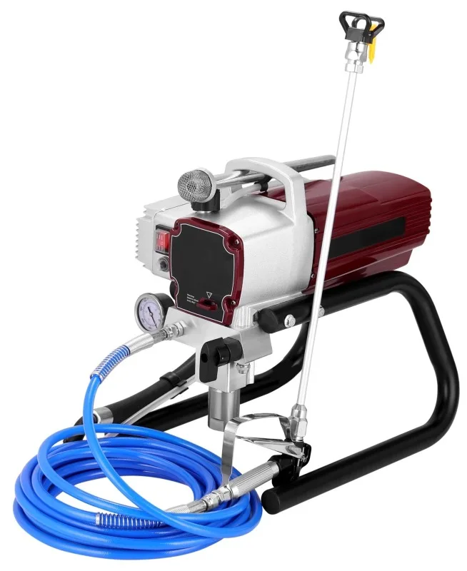 1800W Professional High-pressure Airless Spraying Machine Electric Paint Sprayer Internal-feed Painting Tool Airless Spray Gun