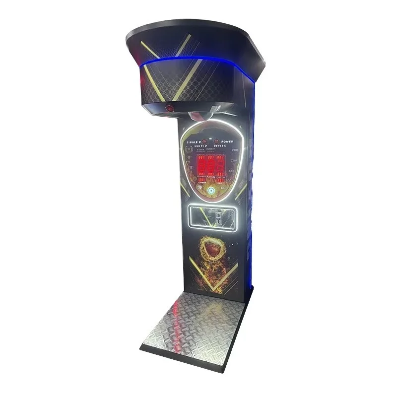 Customized Commercial Large Coin-Operated Boxing Machine Interactive Strength Test Challenge Arcade Game Center