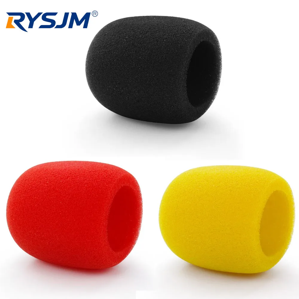 1 unidade de Espuma Protetora para Microfone, Capa de Espuma Espessa, Para-vento Profissional para Estúdio, Grelha Protetora, Capa Macia para Microfone