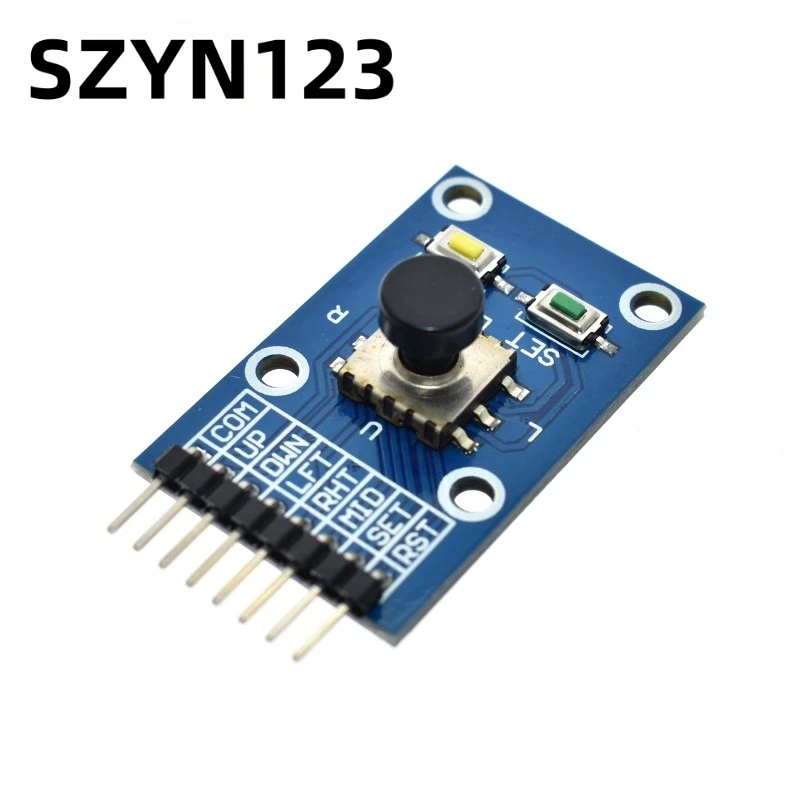 

10PCS Five Direction Navigation Button Module MCU AVR Game 5D Rocker Joystick Independent Keyboard for Arduino Joystick Module