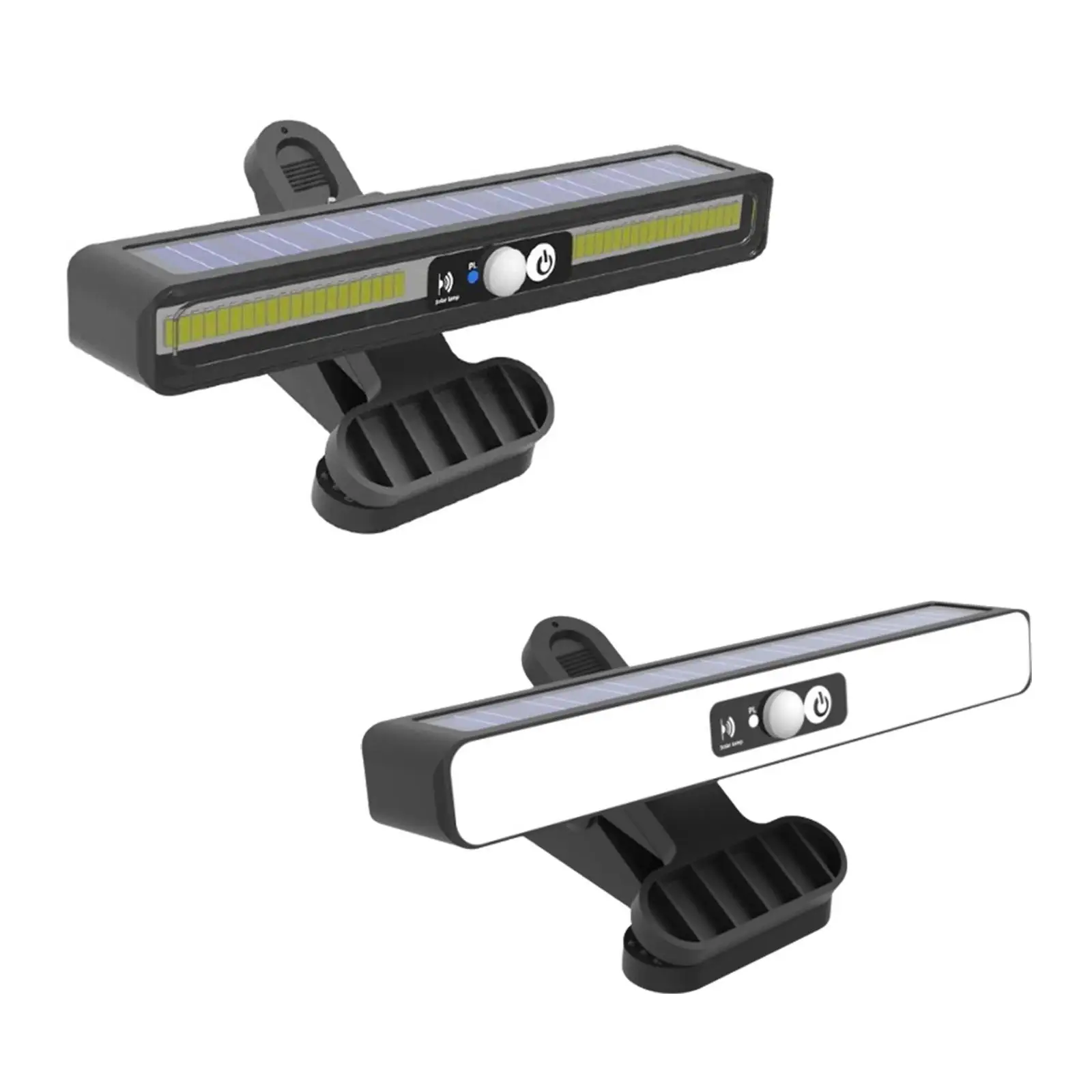 Clip-on solar lights, waterproof outdoor security lighting, solar lighting for
