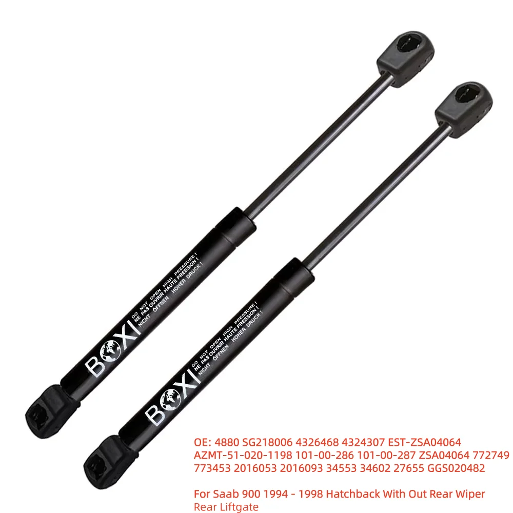 BOXI 2Pcs Rear Liftgate Lift Supports 4326468 4324307 For Saab 900 1994 - 1998 Hatchback With Out Rear Wiper Lift Struts