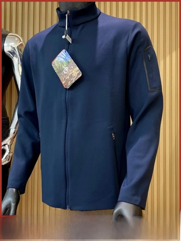 

Высококачественный мужской повседневный воротник-стойка Sl Sed для поездок на работу на открытом воздухе, модный легкий ветрозащитный волокно из полиэфирного волокна