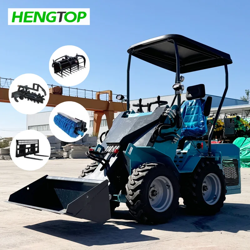 

Engine Skid Steer Loader Wholesale Crawler Wheel Skid Steer Loader CE EPA Mini Skid Steer Loader Stump Grinder