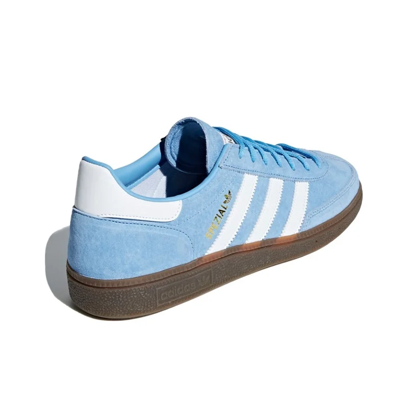 Adidas Originals Handball Spezial Zapatos de skate para hombres y mujeres Zapatos bajos de ocio antideslizantes y resistentes al desgaste Blanco Azul