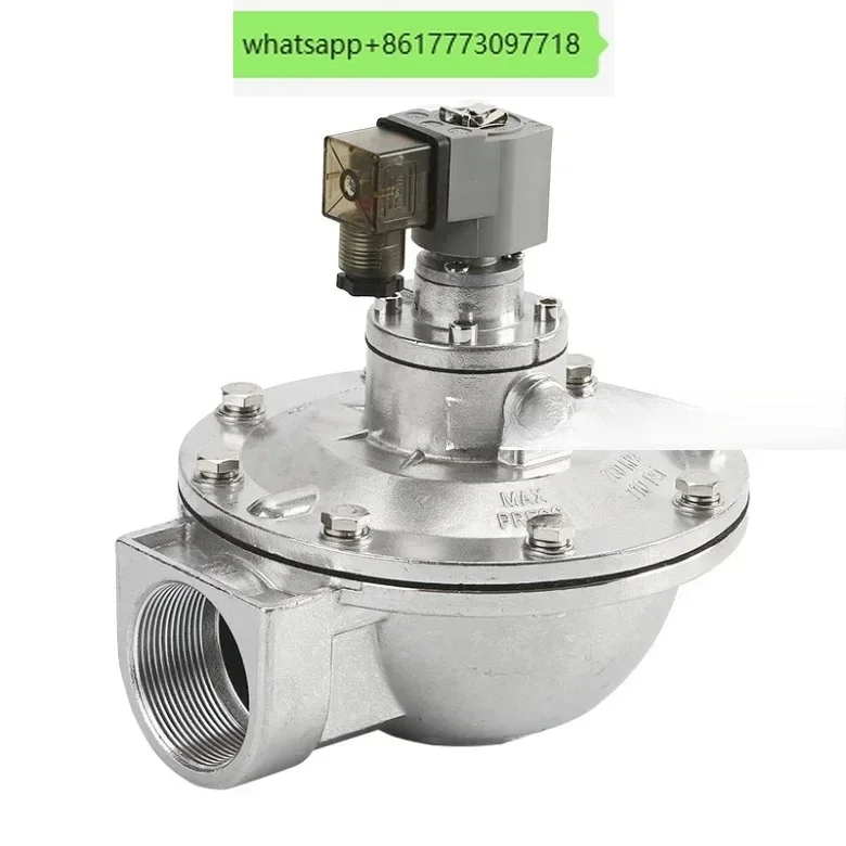 

G2" Right Angle Pneumatic Pulse Solenoid Diaphragm Valve AC220V / DC24V DMF-Z-50S GOYEN Type Aluminum Alloy