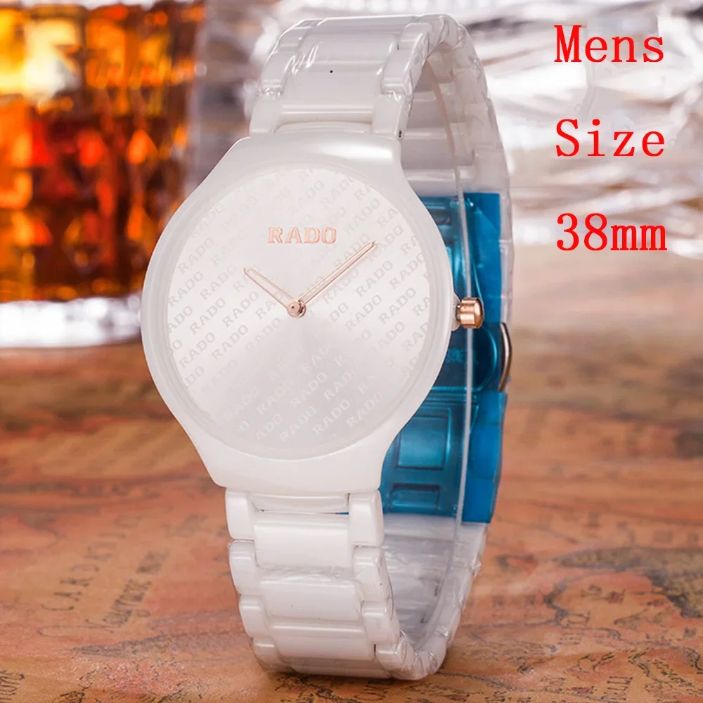 Top Rado Original Brand Watches For Mens Ladies Luxury Ceramic 38MM/28MM Simple Women Watch High Quality Sports AAA Male Clocks image 3