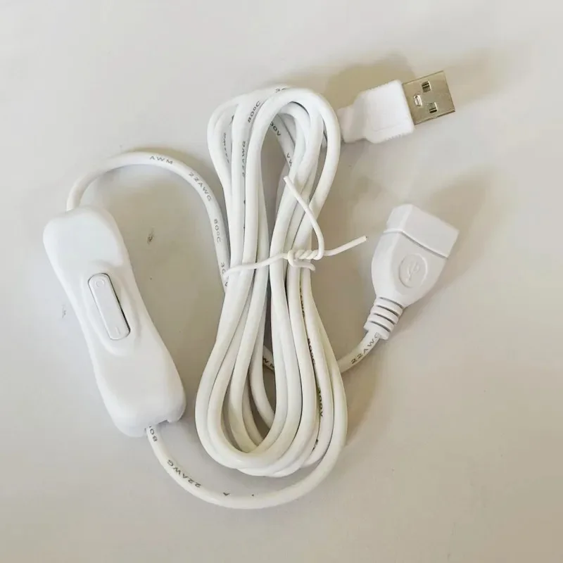 

Светодиодная лента, 3 шт., 5 В, USB-кабель с сенсорным выключателем, монохромная линия питания с регулируемой яркостью