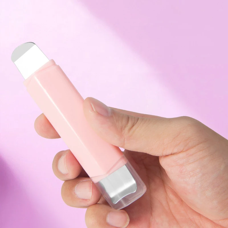 ● أداة إزالة الرؤوس السوداء للوجه برأسين مكشطة للوجه للتنظيف العميق وملعقة الأنف ومزيل الرؤوس البيضاء أداة العناية بالبشرة #4