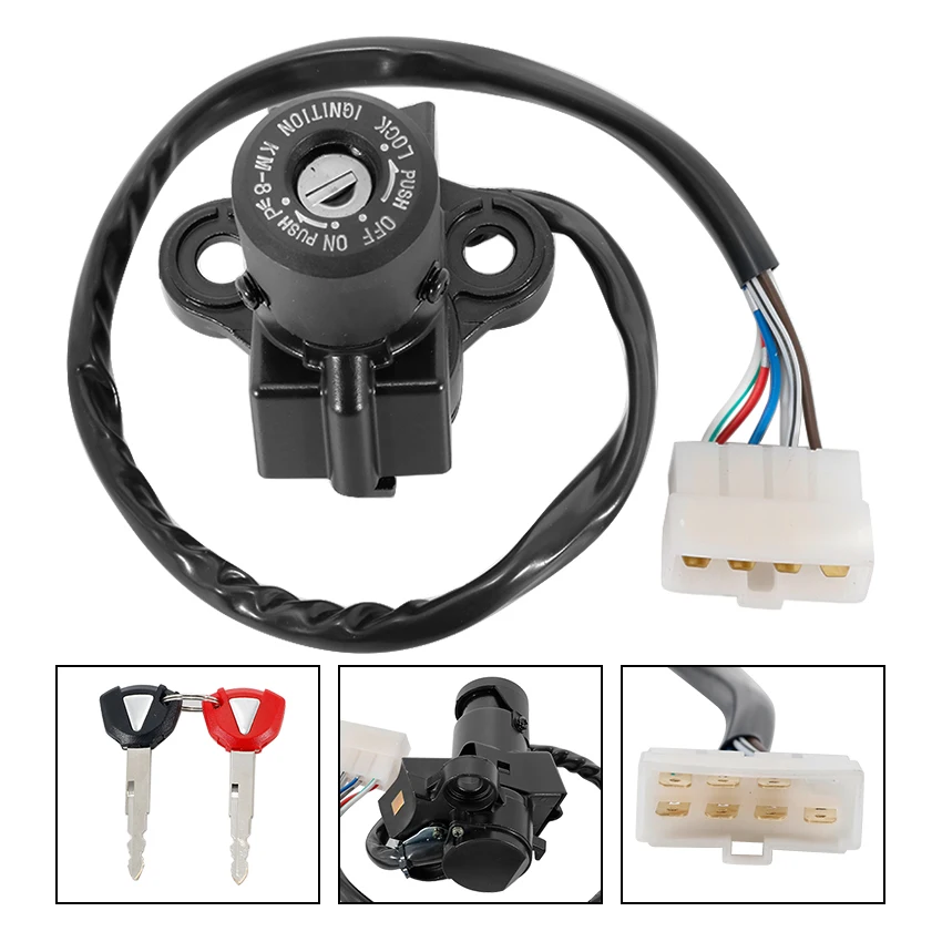 

Motorcycle Ignition Switch Key For Kawasaki ZX600 ZX636 Ninja ZX-6R ZX-6RR ZX1000 Ninja ZX-10R ZR750 Z750S ZR1000 Z1000 USA