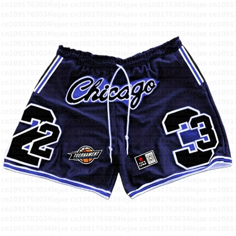 Summer Chicago No.23 Graphic Print Basketball Shorts Kid's Casual Quick-dry Beach Shorts Comfy Relaxed-Fit Flexible Moto Shorts