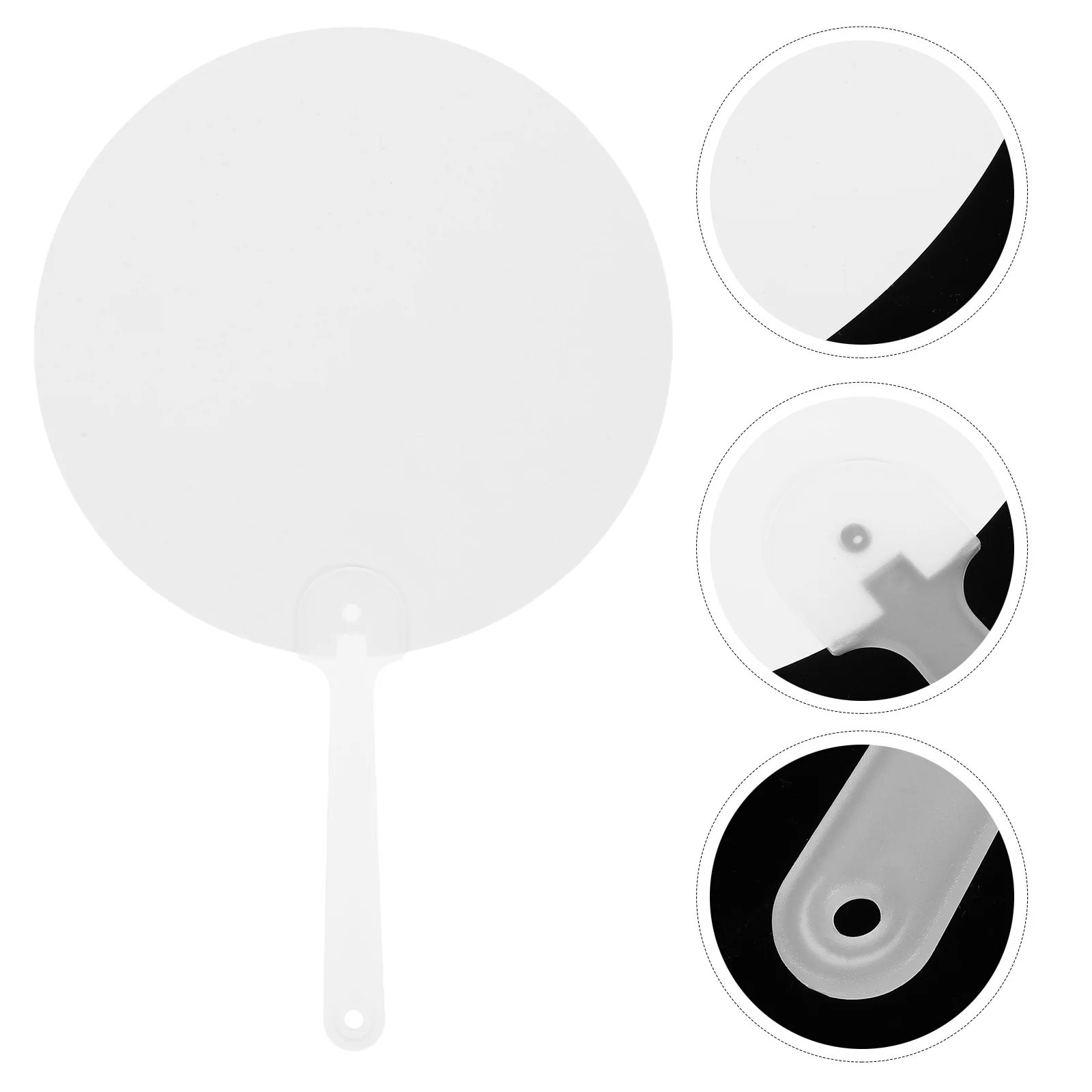 

6Pcs Church Handheld Fans Sublimation Double-Sided Blank Handheld Fans for Wedding Favor DIY Crafts Religious Use