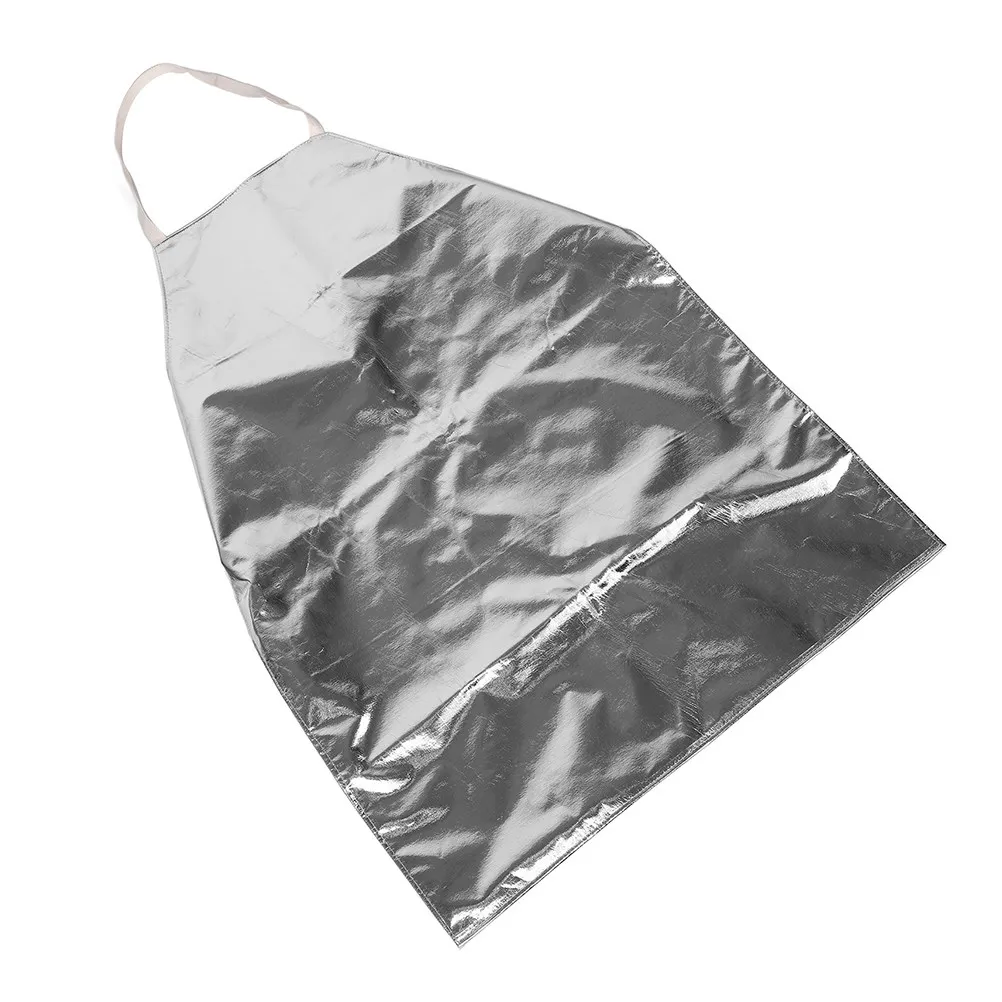 

Алюминиевый термостойкий фартук, огнеупорная защитная одежда, промышленный защитный фартук для сварки, барбекю, приготовления пищи, изолированный, усиленный