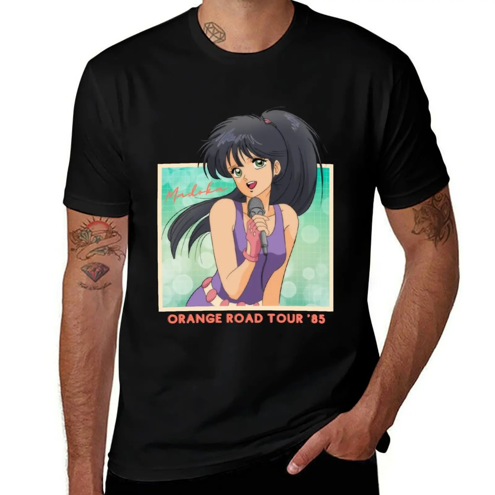 Camiseta Kimagure Orange Road Madoka Ayukawa, camiseta de talla grande para uso diario