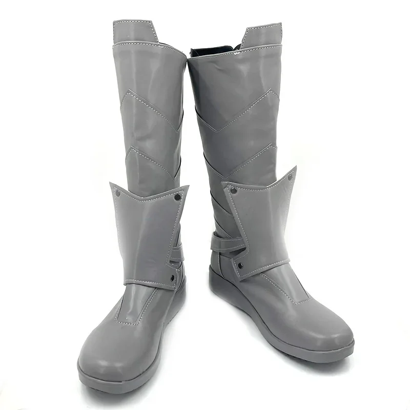 Gioco anime Scarpe cosplay Kaiju No. 8 Stivali Kafka Hibino Accessori per costumi da festa di Halloween realizzati su misura