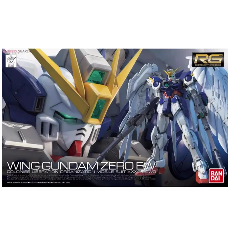 بانداي حقيقية جاندام أنيمي نموذج RG 1/144 الجناح جاندام صفر EW XXXG OOWO الجمعية أطقم منمذجة عمل الشكل الديكور نموذج هدية