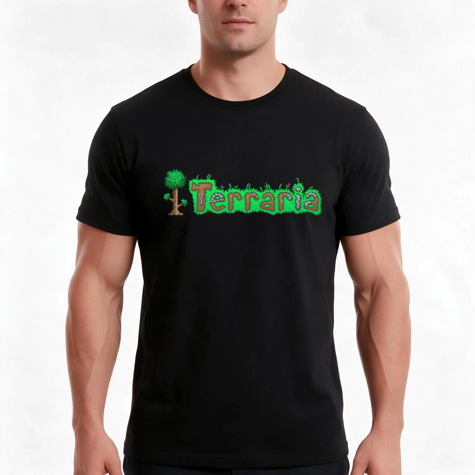 Terraria TShirt Terraria T-Shirt Summer Casual Cotton Tee, Unisex Men Women