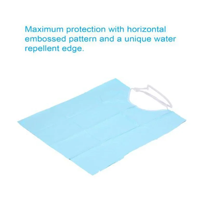 30pcs/1 Bag Dental Materials Dentist Water-resistant Neckerchief Medical Shop Towels Lacing Paper Scarf Bib Sputa Pad