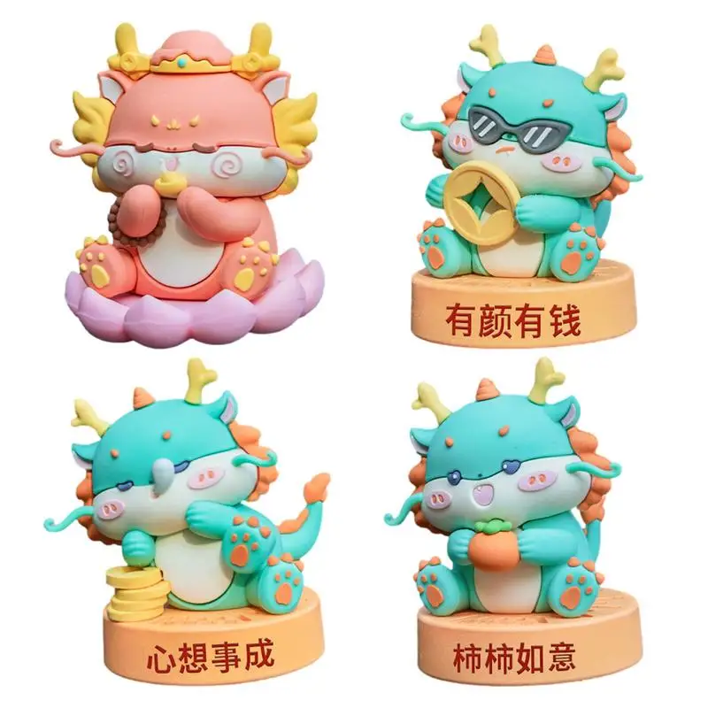 

Car Dragon Ornaments National-style Aromathera Dragon Chinese Zodiac Figurine Unique Car Dashboard Decoration For Cars Auto Home