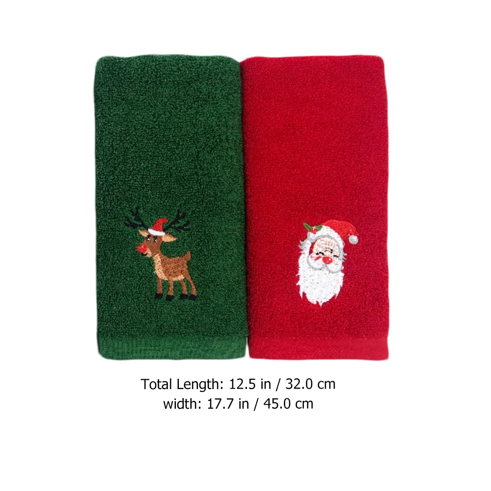 Christmas Hand Towel Outdoor Carpet Cotton Cleaning Decorate Gifts Soap Dispenser