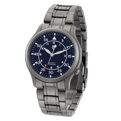 BERNY Titanium Men Quartz Watch AR Coating Sapphire Fashion Wristwatch Luminous VH31 Ultra-thin Wristwatch Waterproof 5ATM Watch