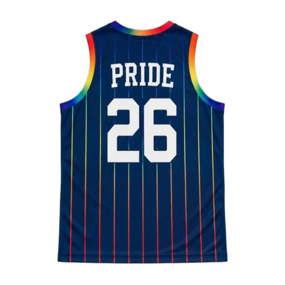 2026 Astros Pride Night Basketball Jersey Crew Neck Sleeveless Sports Vest Printed Tank Top Casual Streetwear Family Matching