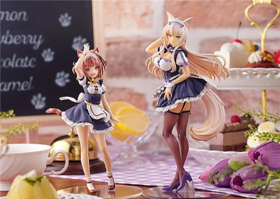 Nekopara GSC Up Parade Chocola Vanilla Azuki Coconut Maple Cinnamon Cat Girls PVC Action Figure Model Gift Living Room Decoratio
