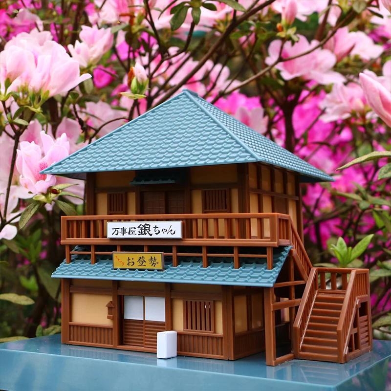 Maison de poupée en bois, bricolage, Anime japonais Gintama, maison principale Miniature avec meuble
